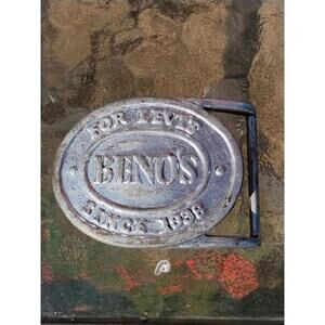 Vintage Levi’s Beno’s Belt Buckle Western Rodeo Cowboy